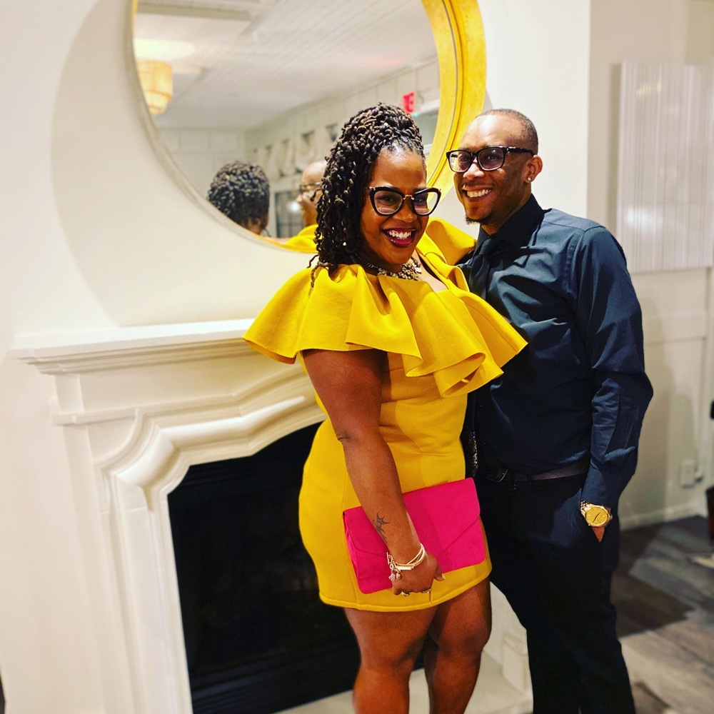 Off the shoulder gold dress. Only worn 1 time.